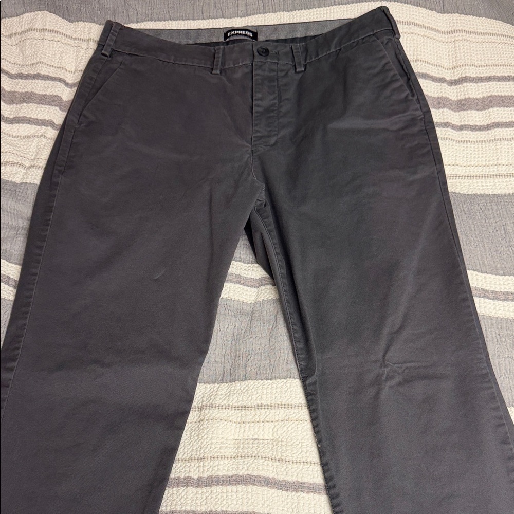 Express Charcoal Chinos for Men